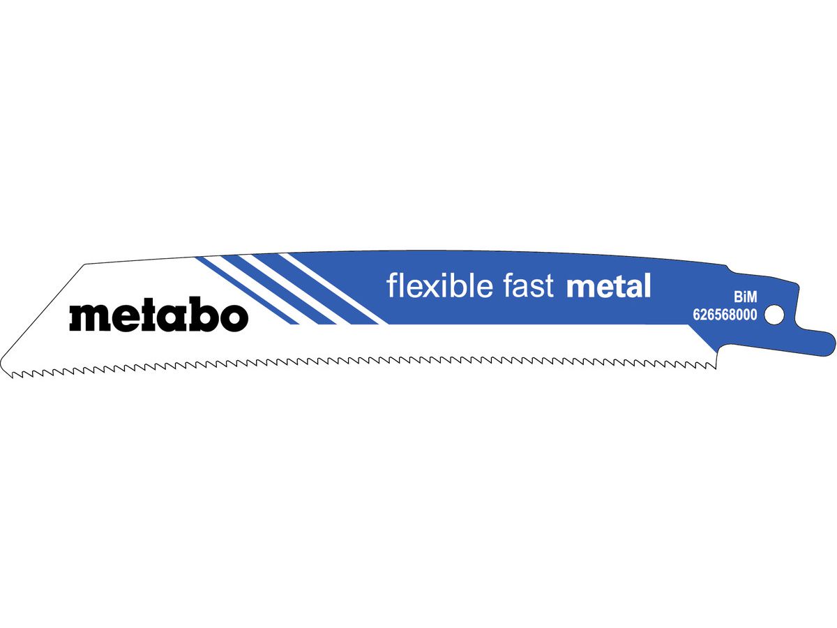 METABO Säbelsägeblatt Flexible Fast Metal BIM 150/1.8 mm/14T VE 5