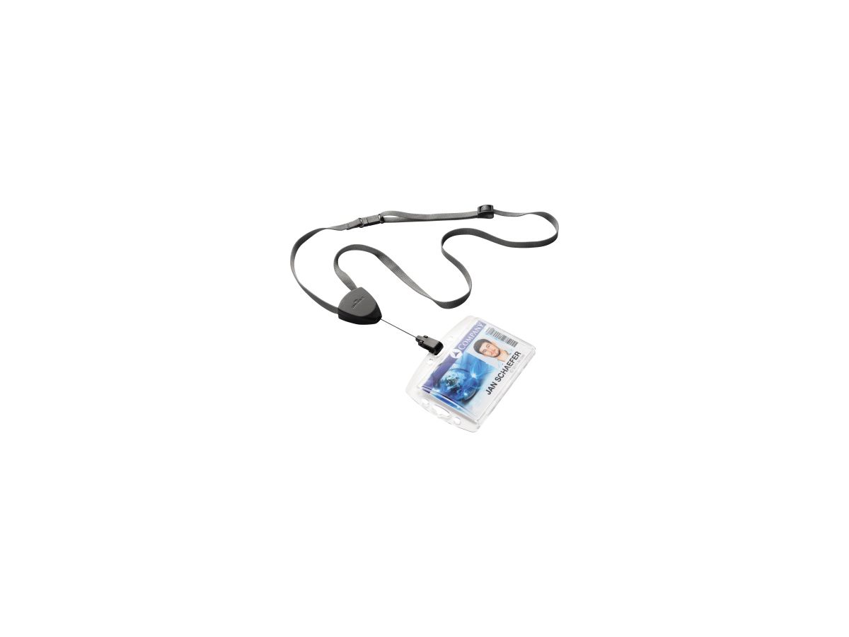 DURABLE Textilband FLEX Jojo 830901 8mm grau 10 St./Pack.