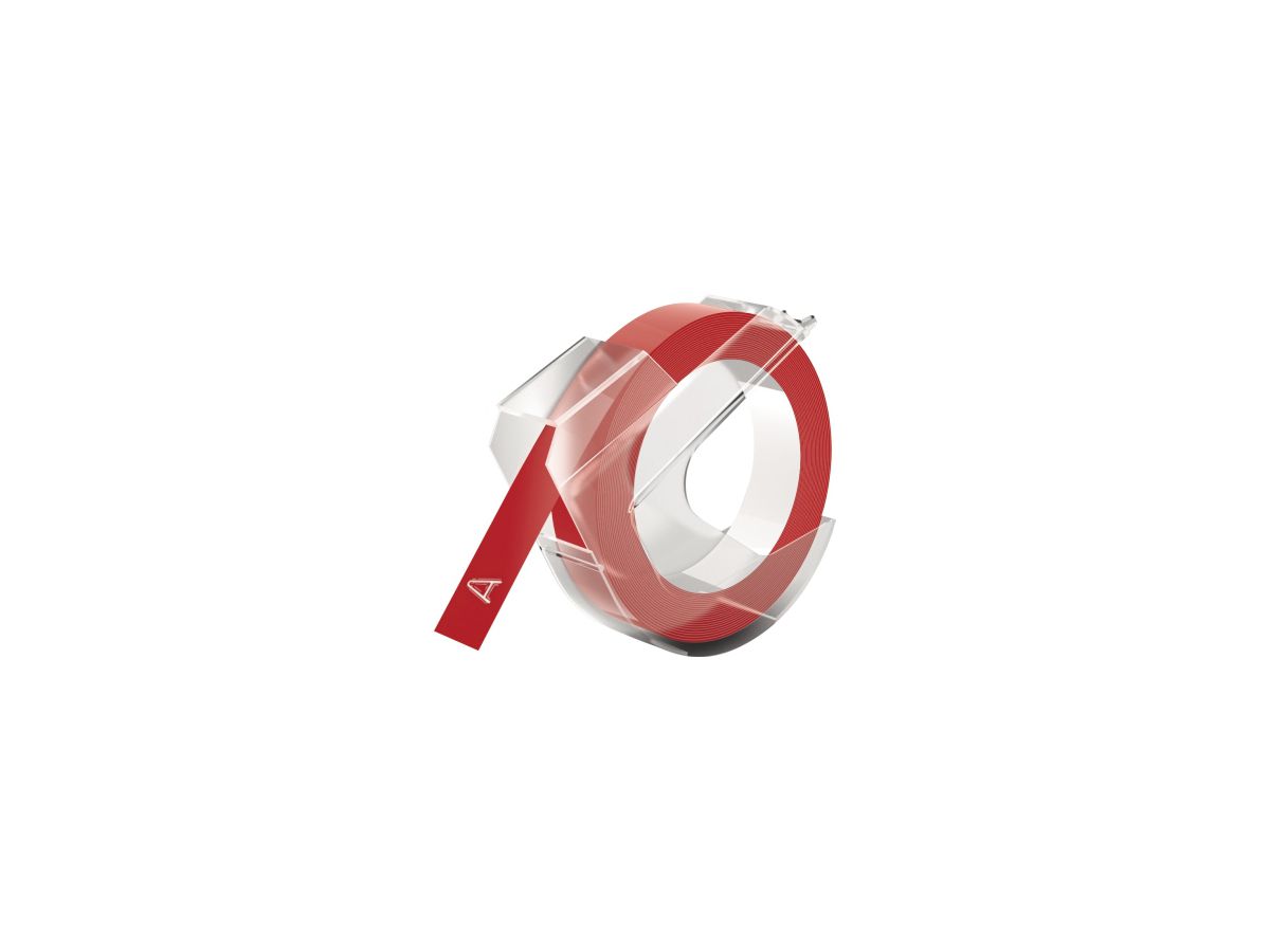 DYMO Prägeband 520102 9mmx3m sk Kunststoff glänzend rot