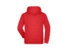 JN Hooded Sweat JN047 80%BW/20%PES, red, Größe L