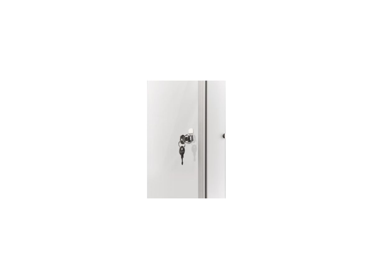 magnetoplan Schaukasten SP 1215000 61x75cm 4xDIN A4 Aluminium ws