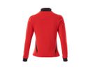 MASCOT Accel. Sweat-Shirt Damen mit RV Gr. 4XL verkehrsrot/schwarz 18494-962
