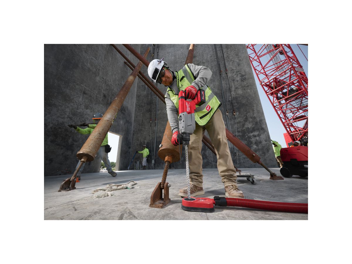 MILWAUKEE Absaugadapter M18 FDDEL32-0 für SDS Plus Bohrhämmer mit 32 mm