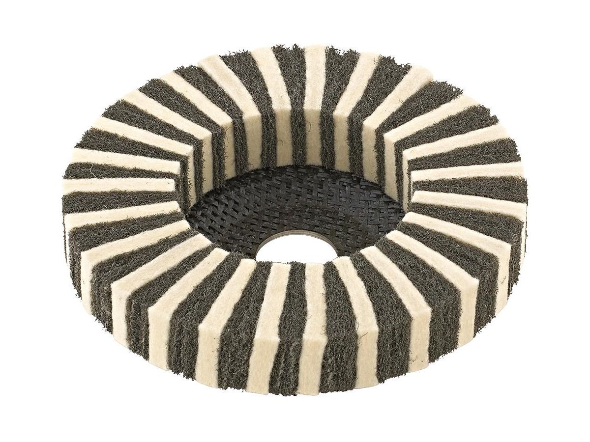 FORMAT kombinierte Filz-Fächerscheibe 125mm, SchleifVlies