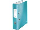 Leitz Ordner WOW 10050051 DIN A4 80mm Pappe eisblau