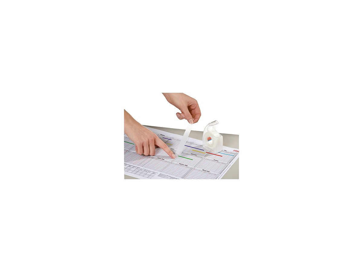 tesa Handabroller Easy Cut 57445-00001 19mmx10m transparent
