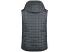JN Men's Knitted Hybrid Vest JN768 grey-melange/anthracite-melange, Größe M