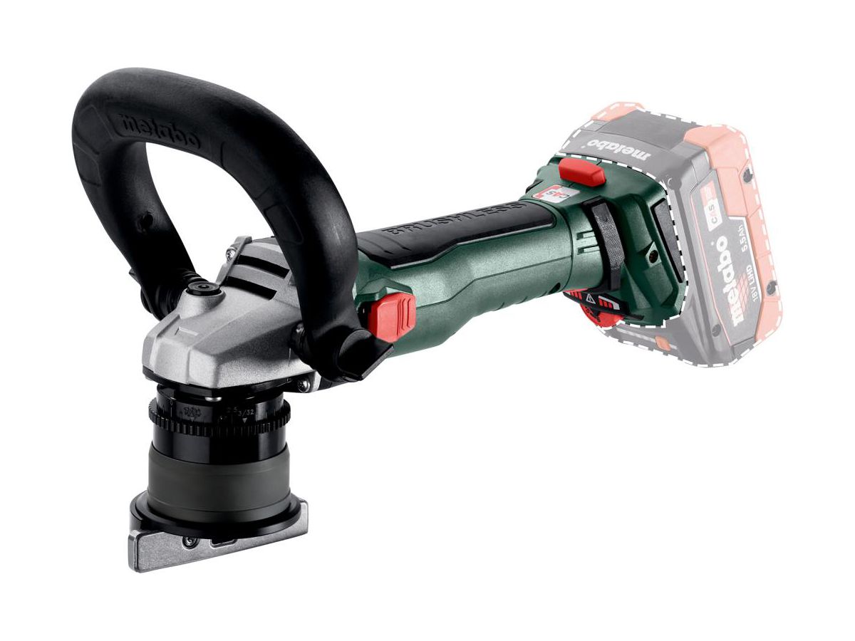 METABO Akku-Metall-Kantenfräse KFMVB 18 LTX BL 4 R, solo in metaBOX