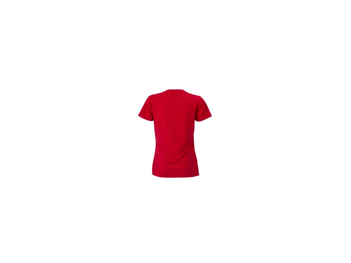 JN Ladies Slim Fit-T JN971 100%BW, red, Größe M