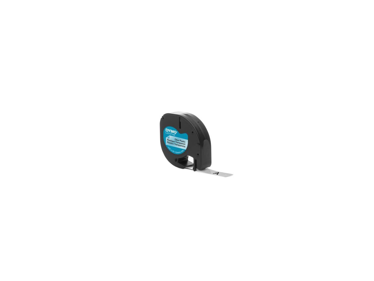 DYMO Schriftbandkassette LetraTag S0721530 12mmx4m sw auf tr