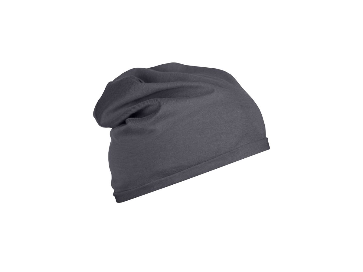 mb Bio Cotton Beanie MB7113 graphite, Größe one size