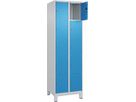 C+P Fächerschrank CLASSIC, Füße 1950x600x500mm, 7035/5012, 2x5 Fächer