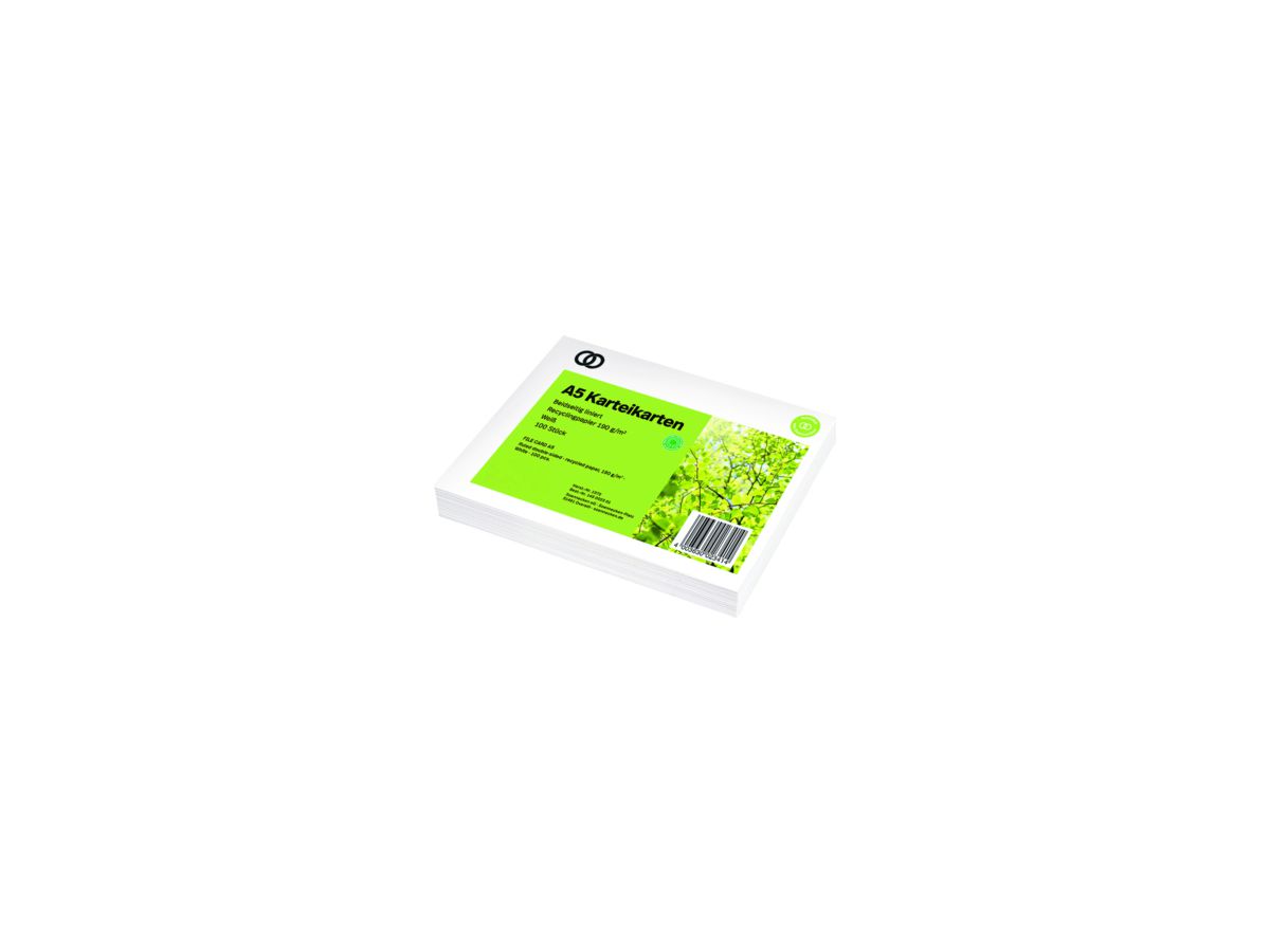 Soennecken Karteikarte oeco 1572 RC A5 liniert 100 St./Pack.