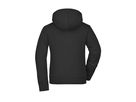 JN Ladies Hooded Jacket JN053 80%BW/20%PES, black, Größe 2XL