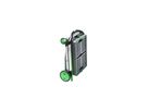Klapptrolley Kunststoff/Aluminium grau/grün