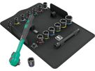 WERA Steckschlüssel-Garnitur 3/8" 8100 SB 12, 16-teilig, Tasche