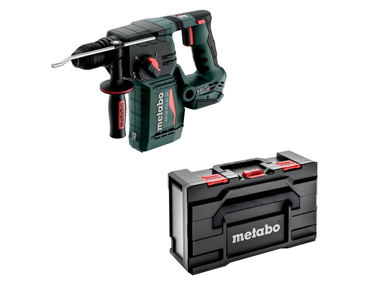 METABO Akku-Kombihammer KH18 LTX BL 24 Basis-Set 1x18V/4,0 Ah, Ladegerät,