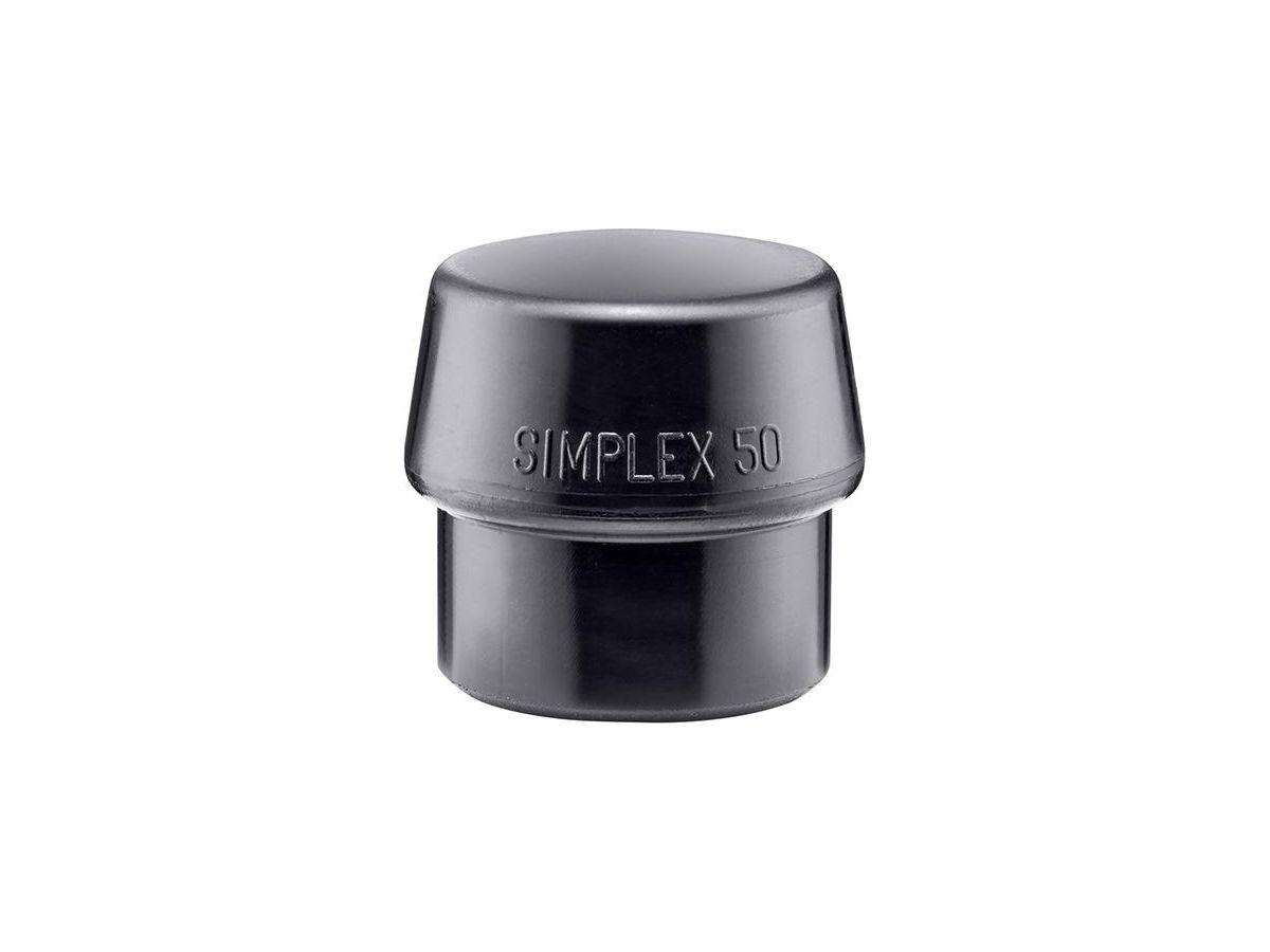 Mallet head SIMPLEX 50mm rubber Halder