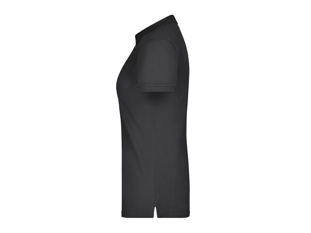 JN Ladies' Elastic Polo Piqué JN709 black, Größe XXL