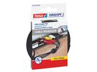 tesa Klettband On&Off 55239-00000 1x500cm schwarz