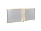 GERAMÖBEL Sidebord 2 OH 2000 mm ahorn