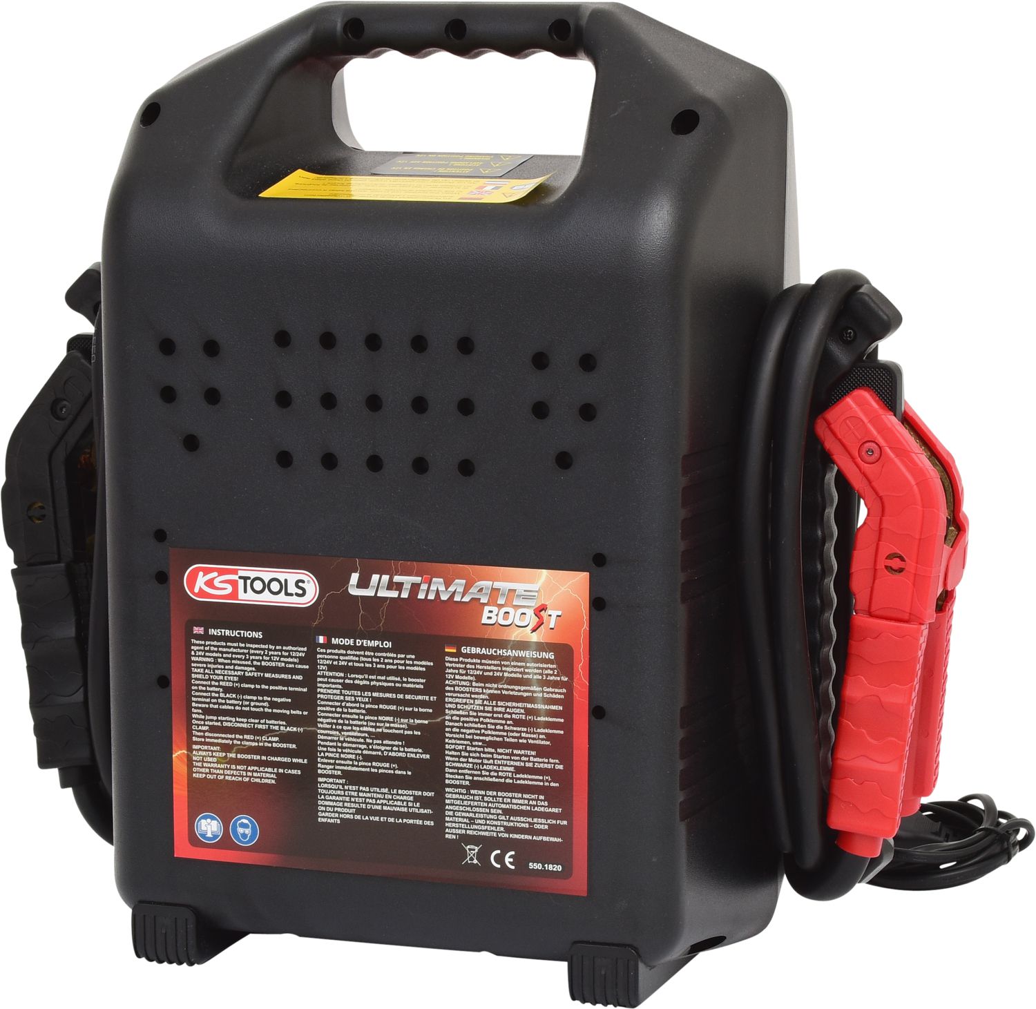 KS TOOLS 12V+24V Batterie-Booster, - WEMAG What it takes to be a pro