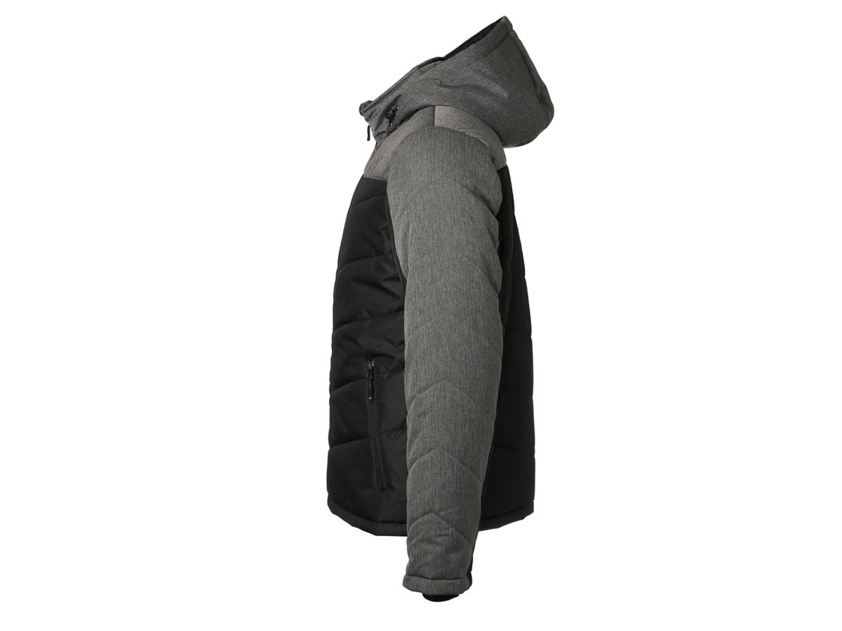 JN Men's Winter Jacket JN1134 black/anthracite-melange, Größe 3XL