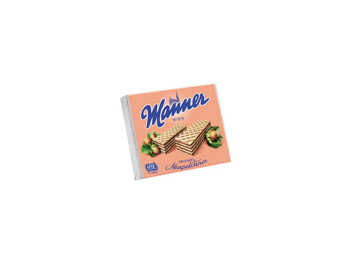 Manner Original Neapolitaner Waffel 086526 75g 12 St./Pack.