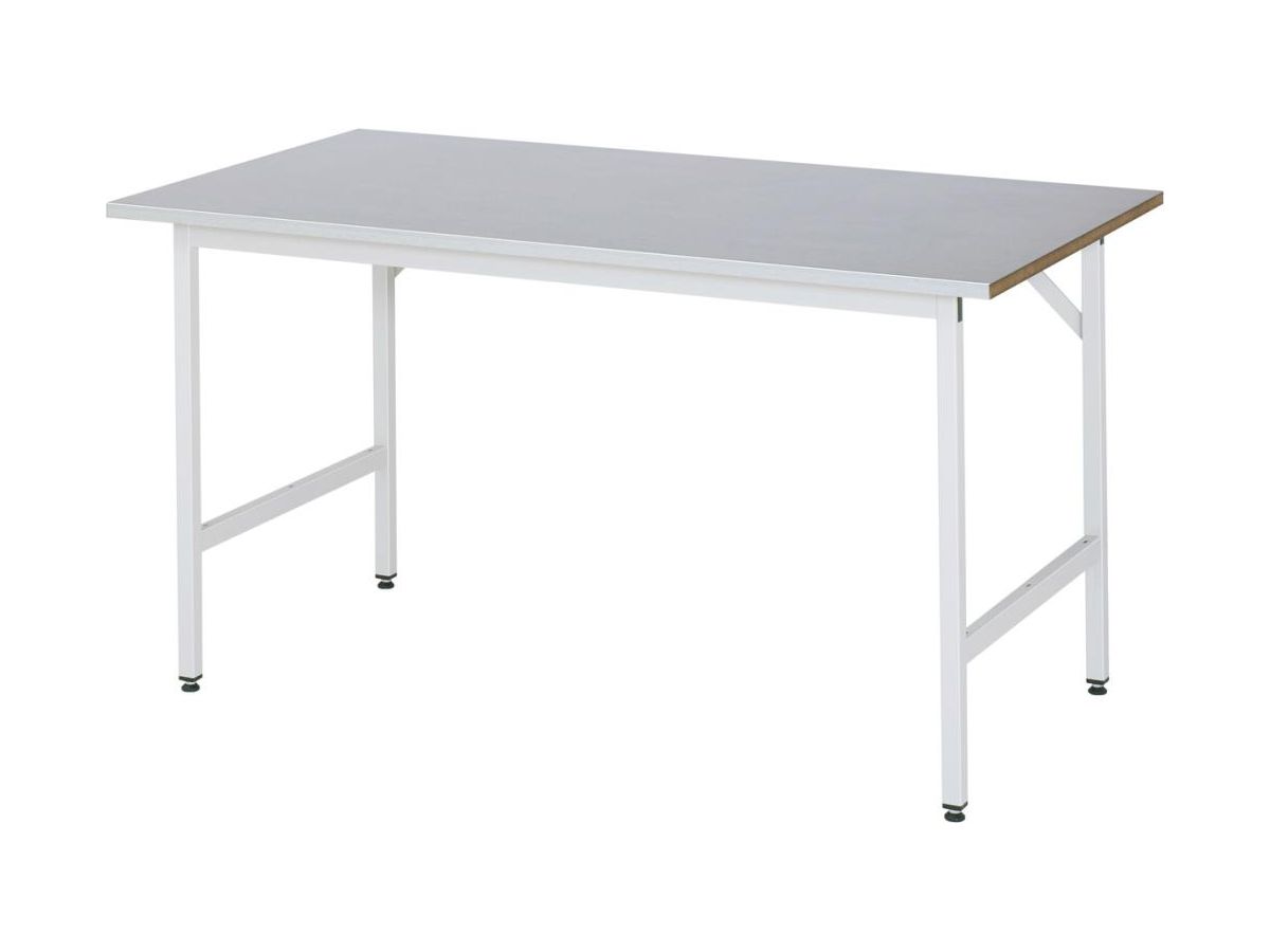 RAU Grundtisch 3030 RAL 7035 Stahlb. 1500 x 800 mm