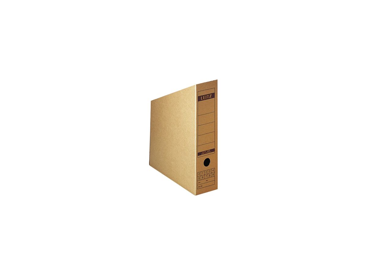 Leitz Stehsammler 60830000 DIN A4 max. 77mm Pappe natronbraun