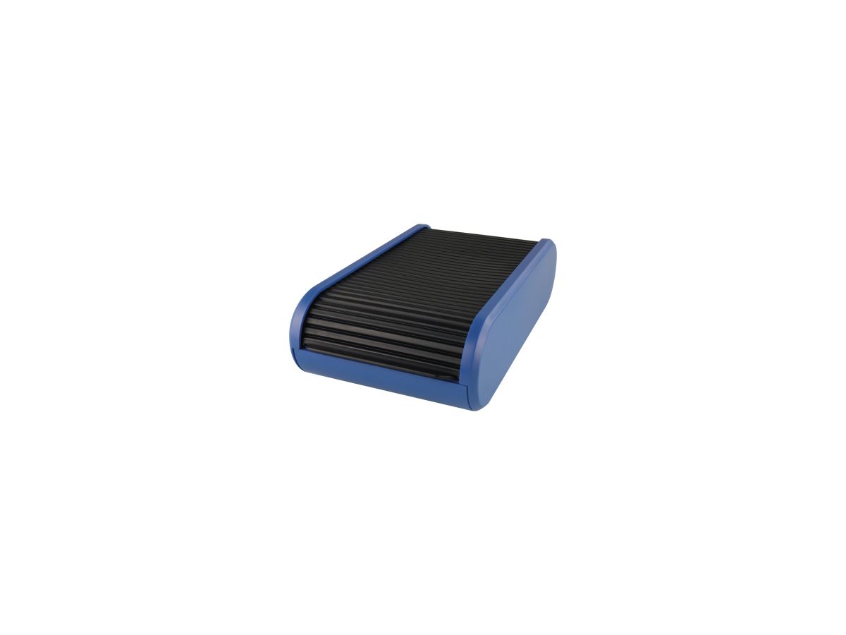 helit Visitenkartenbox Linear H6218093 max. 300Karten sw/bl