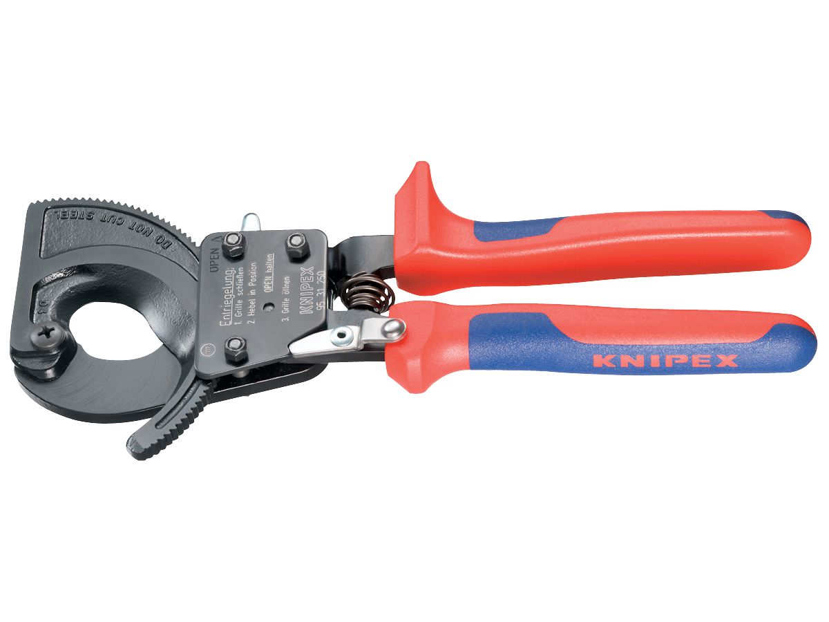 Cable cutter 250mm w. multi-comp