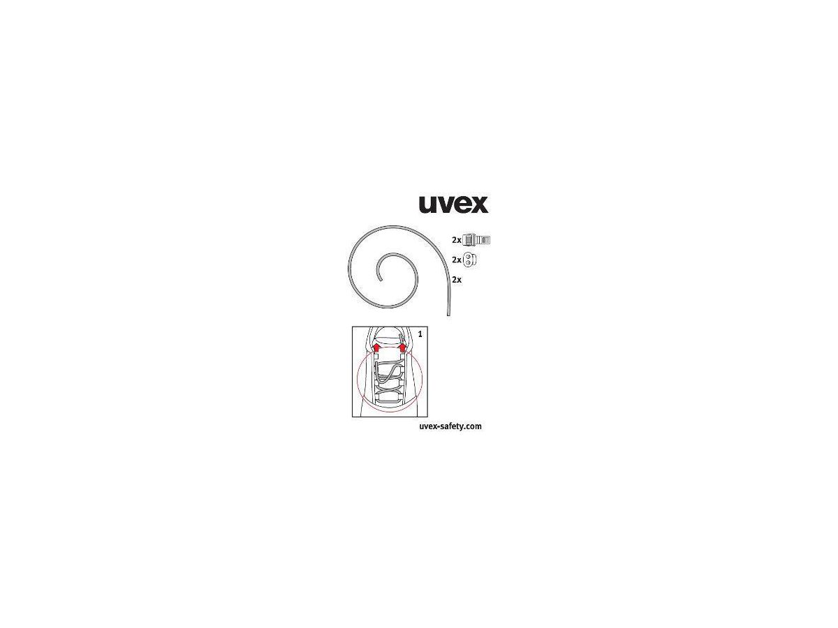 UVEX Elastiksenkel-Set 9591.2