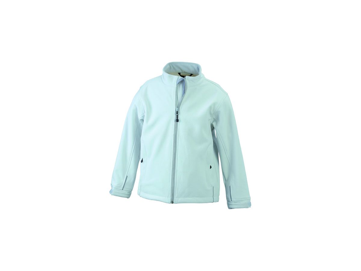 JN Softshell Jacket Junior JN135K 95%PES/5%EL, off-white, Größe XL