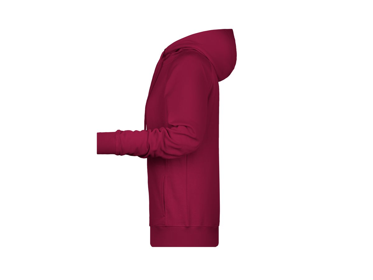 JN Ladies' Hoody 8023 wine, Größe XS