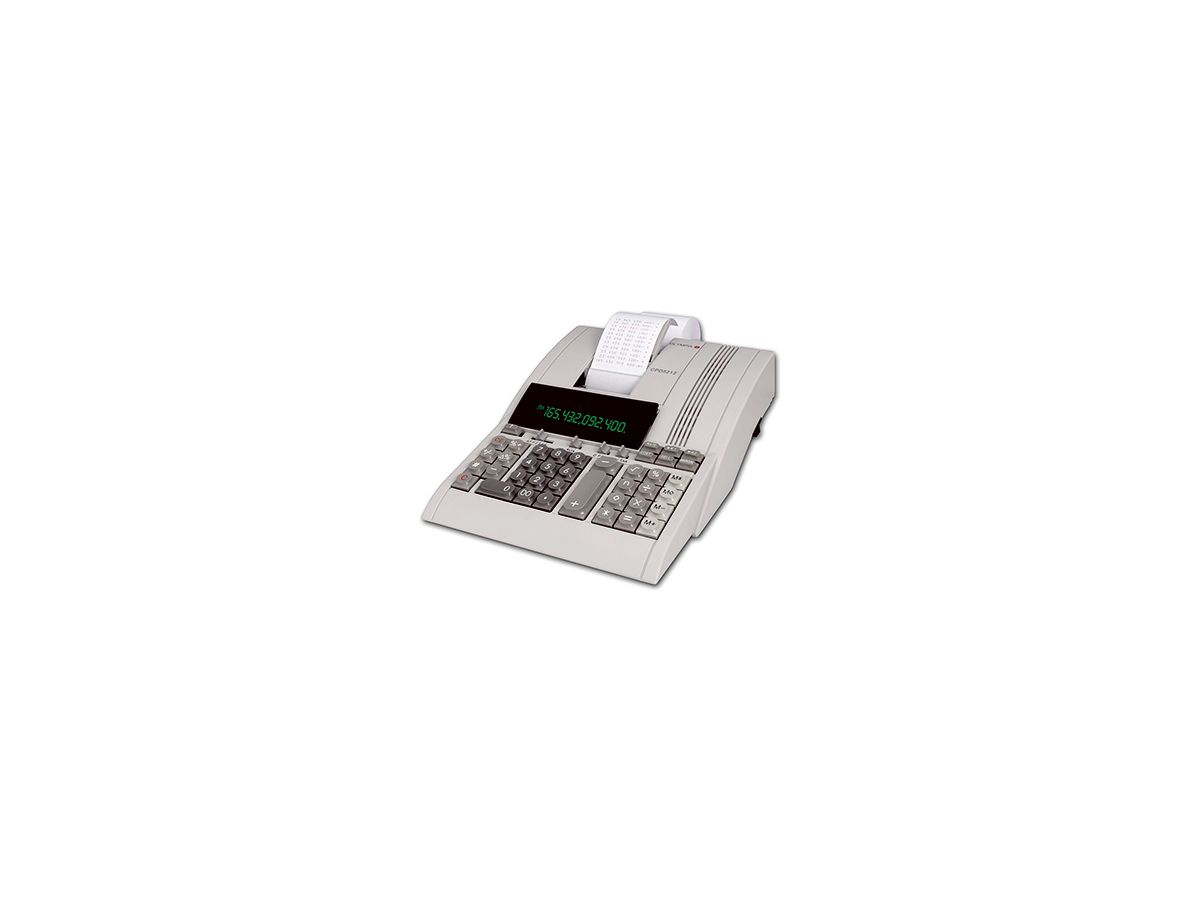 Olympia Tischrechner CPD 5212 4861 druckend 12stellig Netzbetrieb weiß