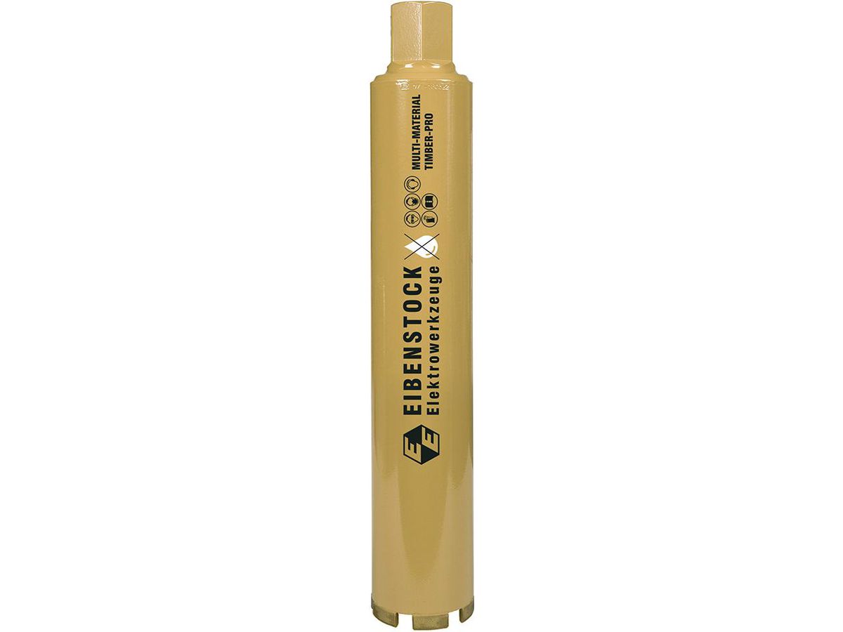 EIBENSTOCK Diamant-Trockenbohrkrone 68 mm, 350 mm Nutzlänge TIMBER-PRO Holz