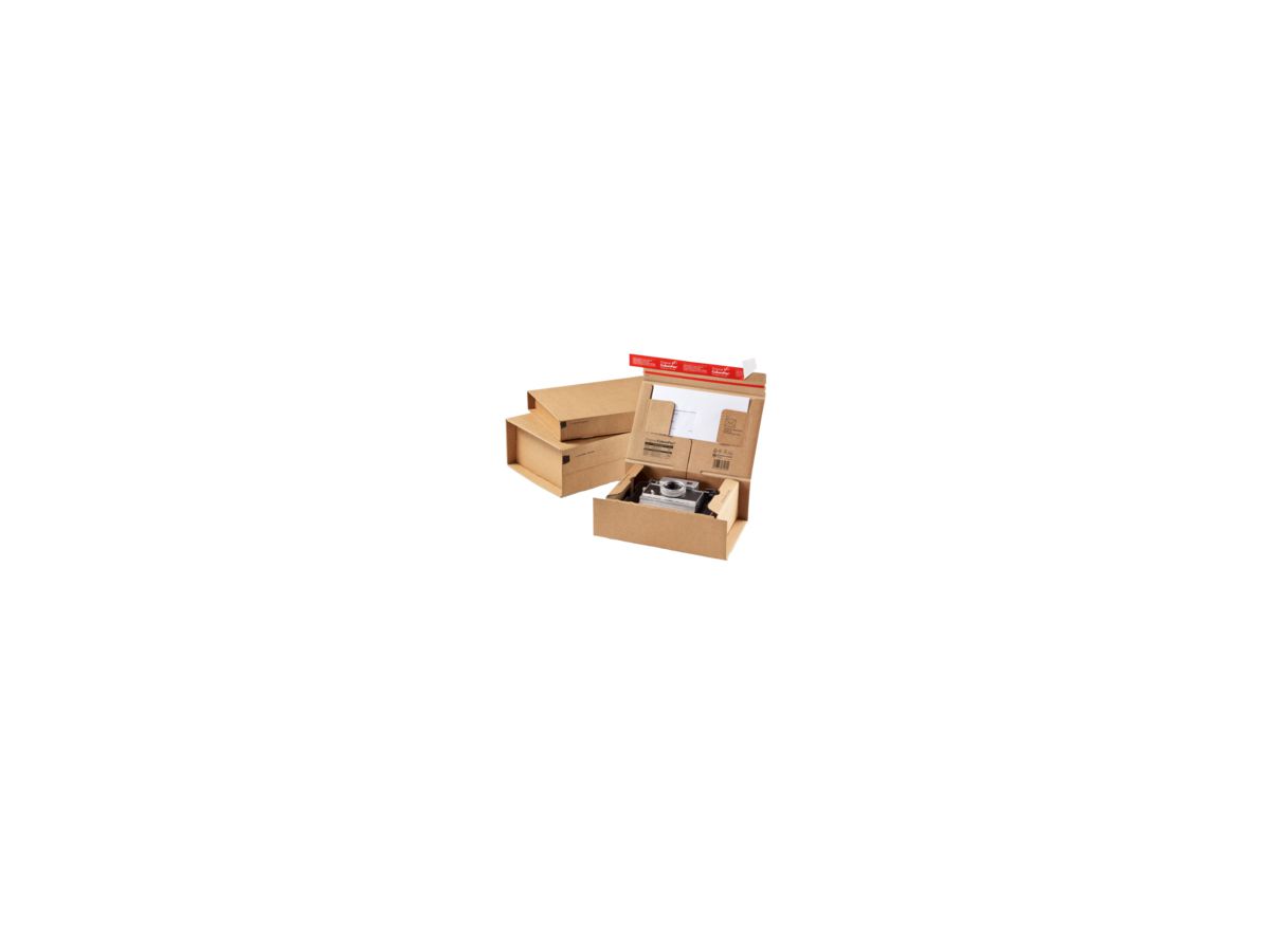 ColomPac Versandkarton POST-BOX CP067.06 33x12x29cm braun