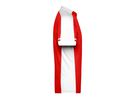 JN Mens Bike-T Half Zip JN452 100%PES, red, Größe 3XL
