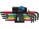WERA 967 SL/9 TORX® HF Multicolour Winkelschlüsselsatz mit Haltefunktion