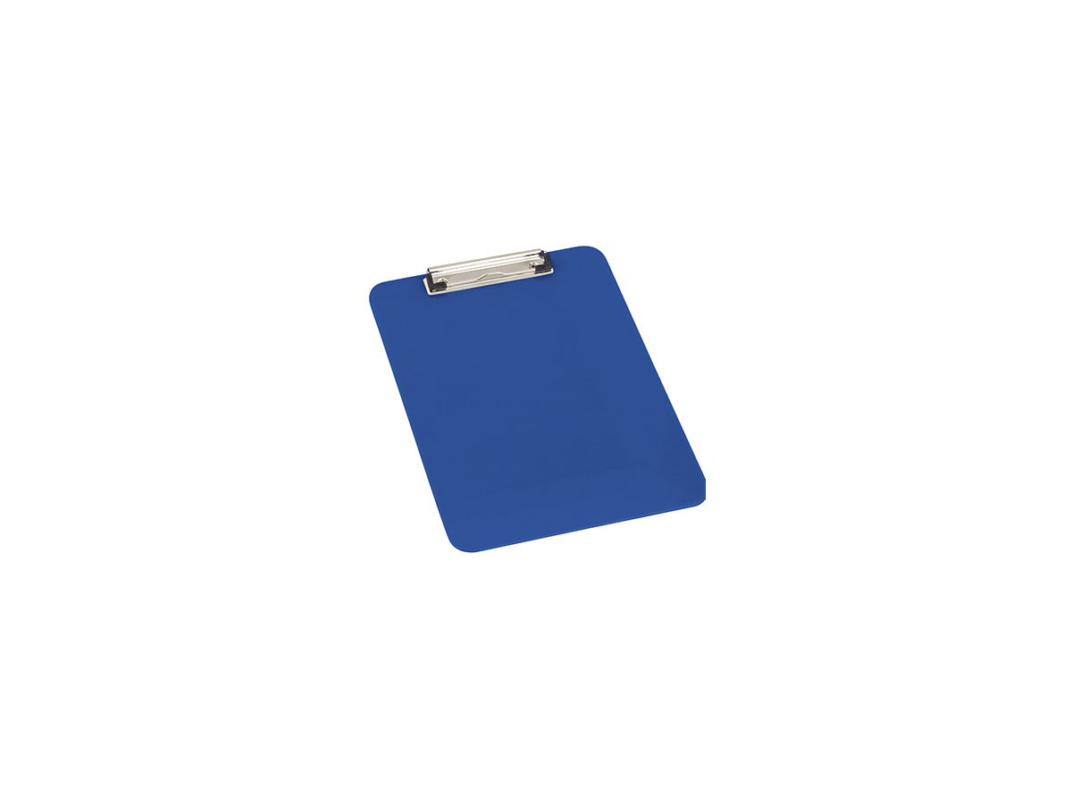 Klemmbrett DIN A4 Polystyrol blau