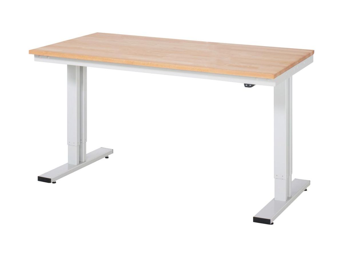 RAU Werktisch Serie Adlatus 300 B1500 X T800 X H720-1120 mm Elek.