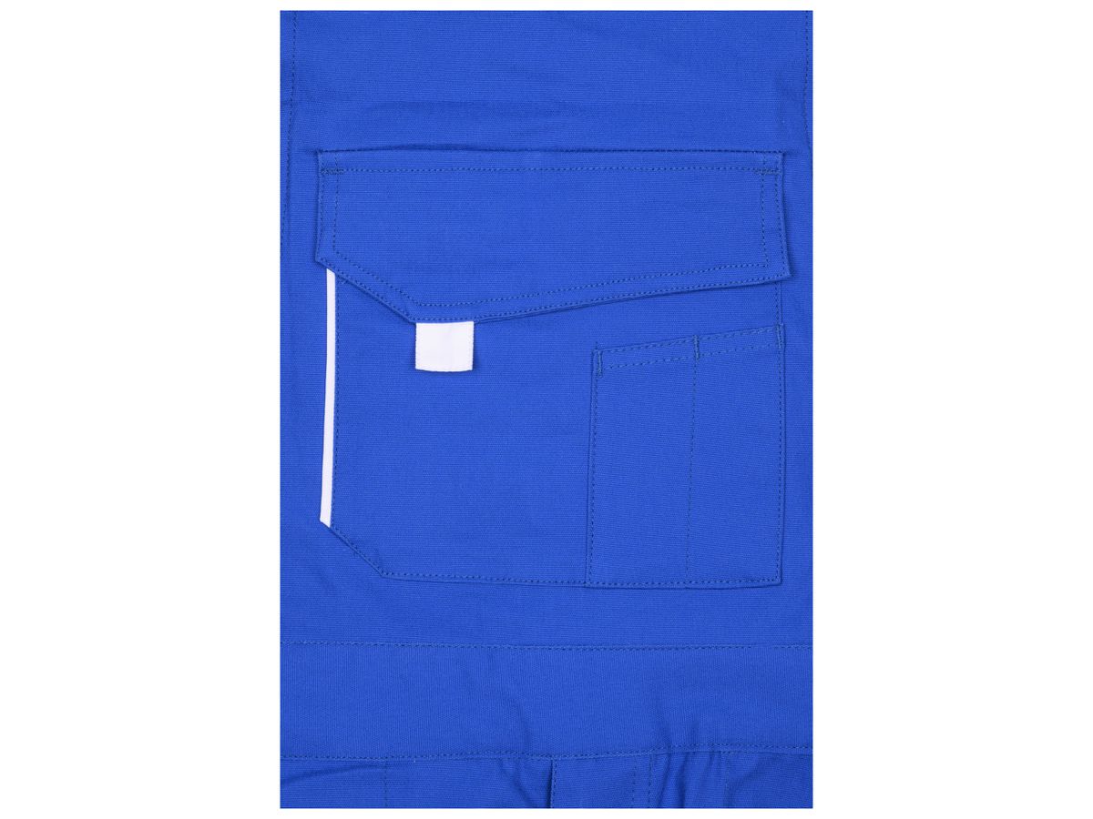 JN Funktionelle Latzhose JN848 royal/white, Größe 54