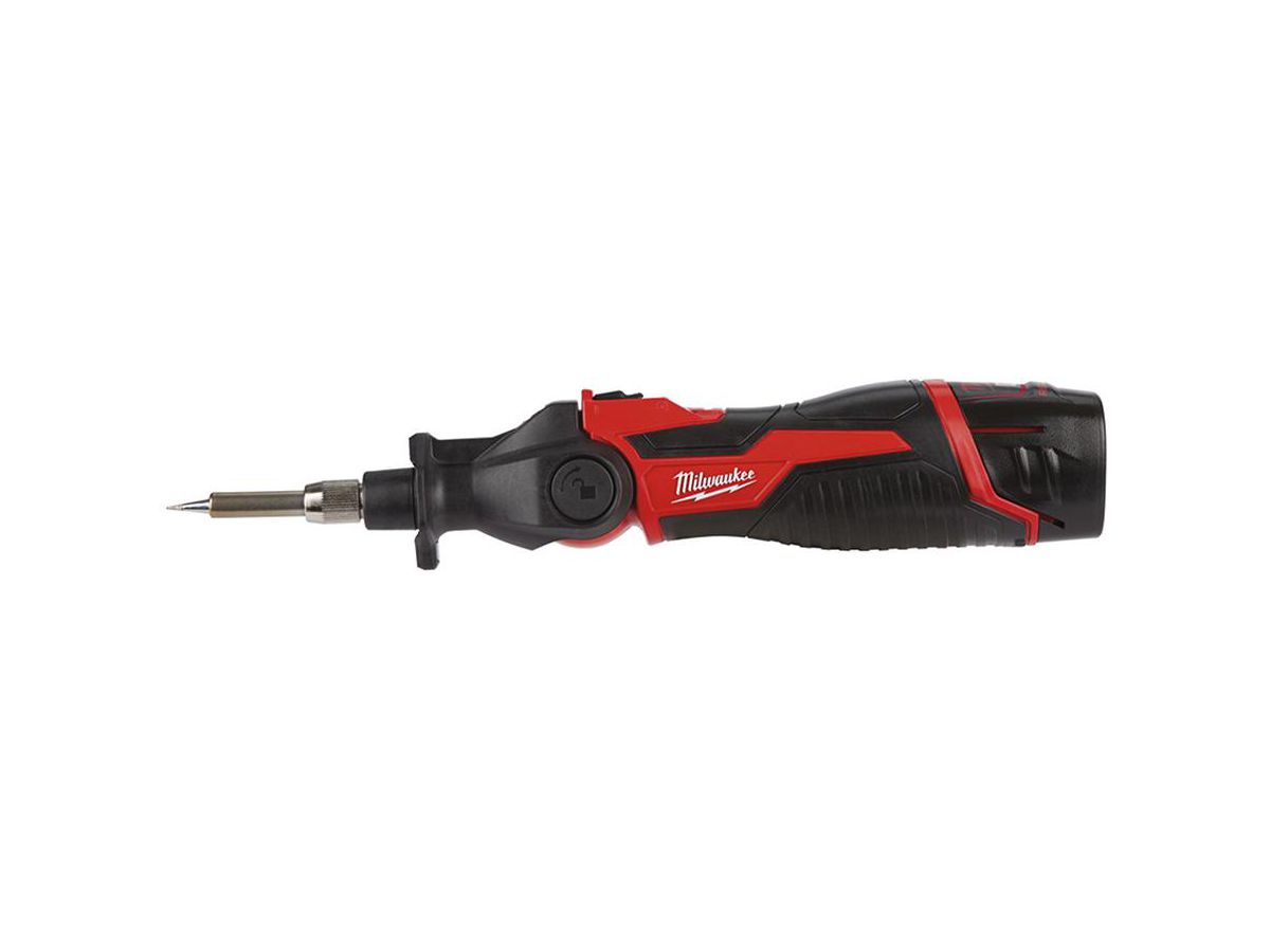 MILWAUKEE Akku-Lötkolben M12 SI-201C 1x12V/2Ah Akku, Ladegerät, im Koffer