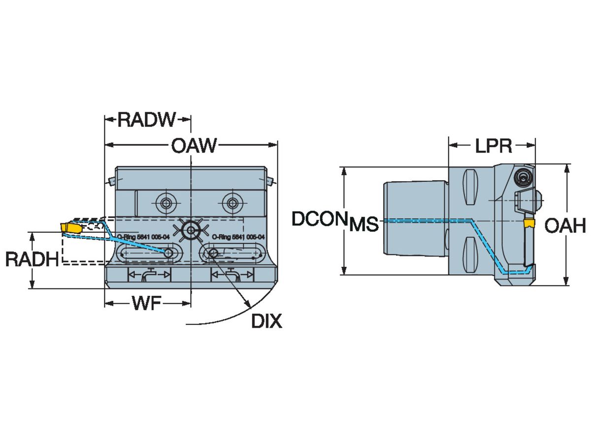 COROMANT Capto Adapter für Einsätze