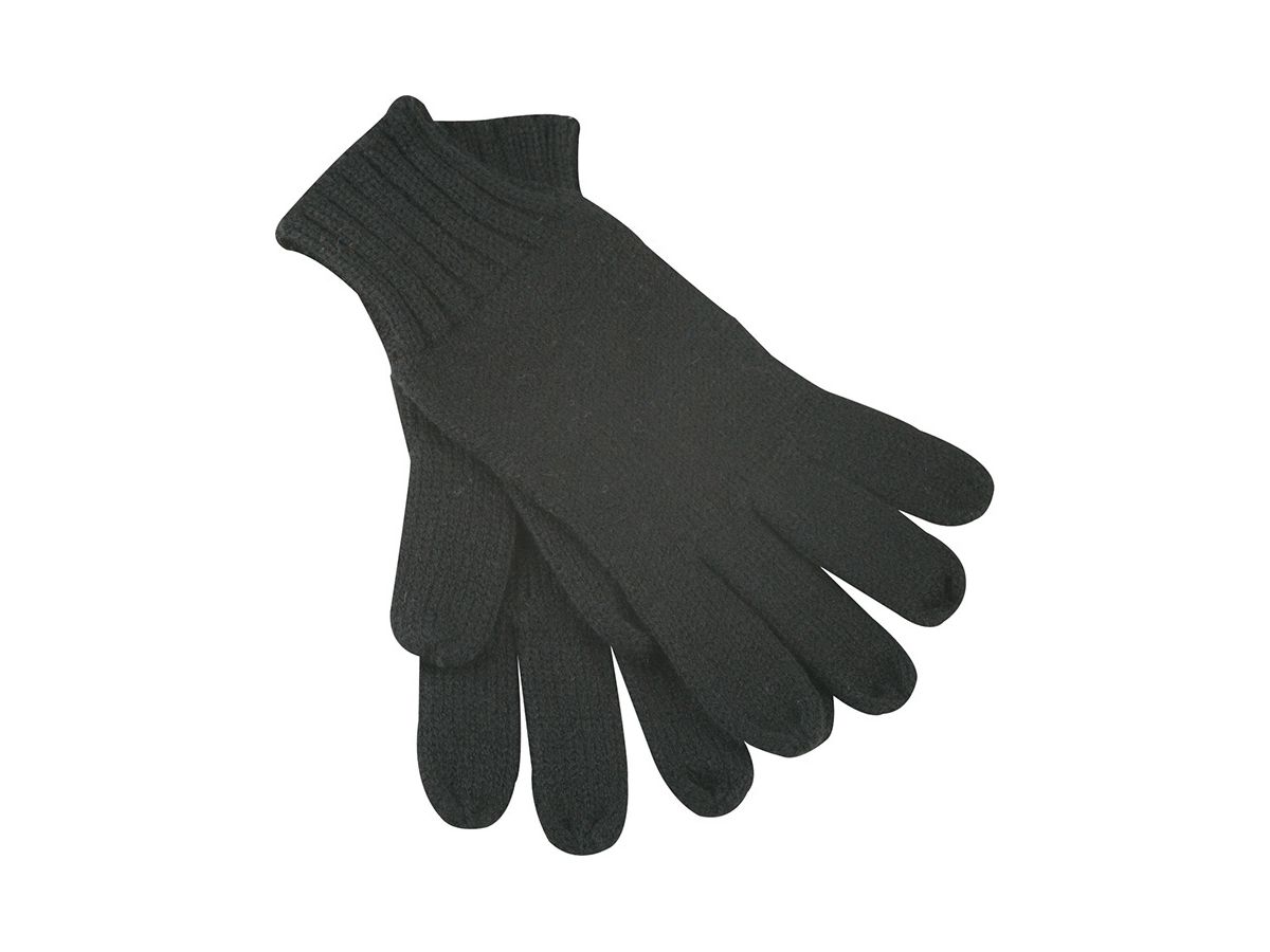 mb Knitted Gloves MB505 100%PAC, black, Größe L/XL