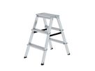 MUNK ML Aluminium-Stufenstehleiter beidseitig 2x3 Stufen