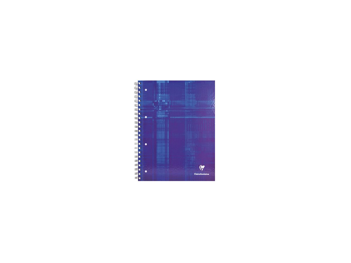 Clairefontaine Spiralnotizblock 82123C DIN A4 90g 80Bl. kar weiß