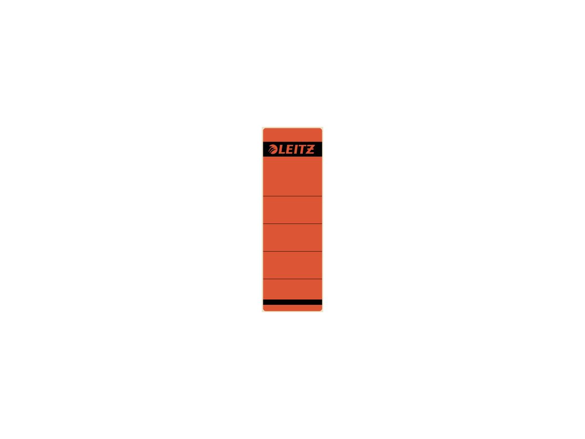 Leitz Ordneretikett 16420025 kurz/breit Papier rot 10 St./Pack.