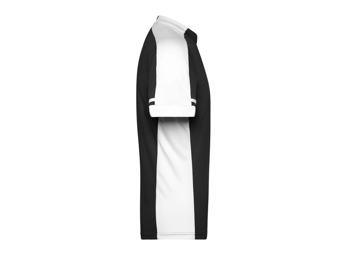 JN Mens Bike-T Half Zip JN452 100%PES, black, Größe M
